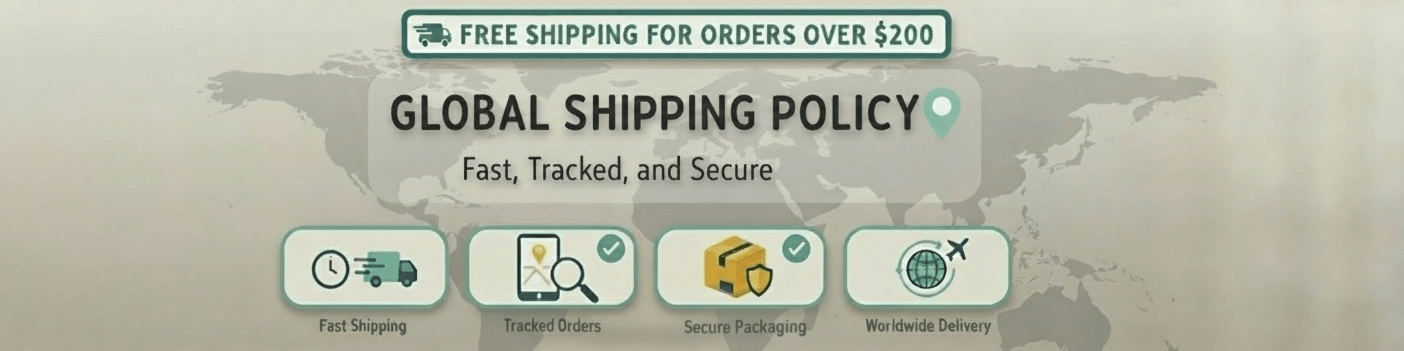 Shipping Policy Banner